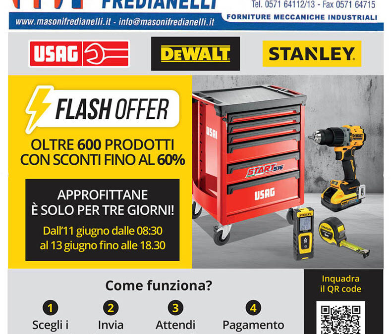 E’ IN ARRIVO LA PROMOZIONE FLASH OFFER. APPROFITTANE!
